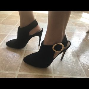 Sam Edelman Julian Black Suede heels